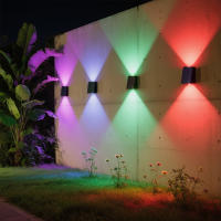 Lámpara De Pared Solar LED Para Exterior Impermeable Iluminación Atmosférica Decorativa Para Jardín Paseo Porche Balcón Camping Moderna - details 0