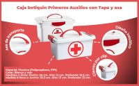 Banner - Caja botiquin Primeros Auxilios con Tapa y asa