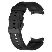 Correa De Reloj Samsung Galaxy Watch 7 6 5 4 pro Classic 47 43mm 46mm 40mm 44mm De Silicona Y Cuero Reemplazo De Pulsera Unisex - details 32