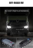 Modelo De RV De Off-road Nomadismo 1/24 Juguete De Coche a Escala Con Luz Y Sonido Material De Cuerpo De Aleación Y Neumáticos De Goma Regalo De Cumpleaños Para Niños - details 3