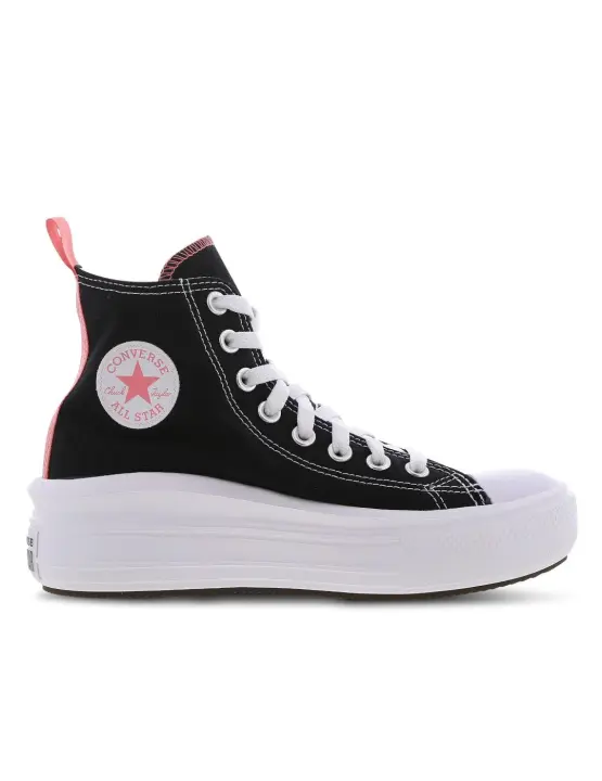 Zapatilla Converse Chuck Taylor All Star Move Hi en Negro - 1