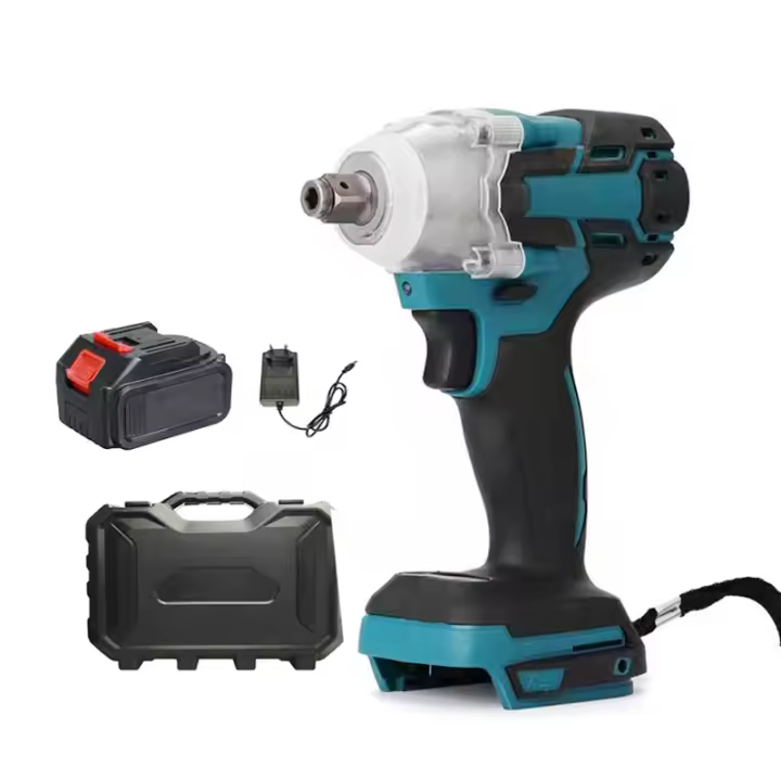 Llave De Impacto Eléctrica Sin Cable Con Motor Sin Escobillas Y Batería Li-ion De 30000mAh Luz LED Para Llantas De Coche Herramienta De DIY Para El Hogar - 1