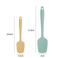 Cuchara De Silicona Para Hornear Espátula De Cocina Antideslizante Para Mantequilla Pasteles Batidos Salsas Herramientas De Cocinar - details 1