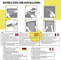 KingnetStore - Vinilo Película Lámina Cristal para Ventanas Privacidad y Protección de Rayo UV Vinilos para Cristales Vidrio Opaco, Estático Anti UV, Vinilo Autoadhesivo Decorativo para Puertas Cristal Baño Cocina Oficina, Electrostático Reutilizable Onda - details 3