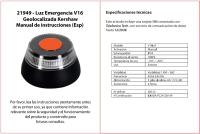 Baliza emergencia V16 conectada con geolocalización, DGT 3.0, luz de emergencia homologada, conectada y autorizada por DGT, señal V16 con pilas incluidas, conectividad Telefonica datos hasta 2038,vision 360 grados - details 0