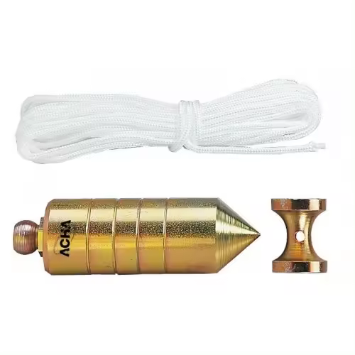 PLOMADA + NUEZ DIABOLO DE ACERO CINCADAS  200grs- ACHA - 1