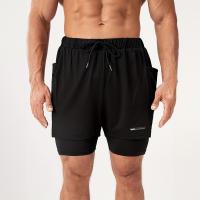 Shorts De Correr Para Hombre Quick Dry 2-en-1 Entrenamiento Deportivo Al Aire Libre Ropa Casual Transpirable Para Verano - details 3