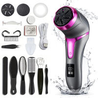 Kit De Cuidado De Pies Eléctrico Con Aspiradora Y Linterna Profesional 2 Velocidades Archilatice Con 10 Piezas Herramienta De Exfoliación Y Hidratación Para Los Pies - details 0
