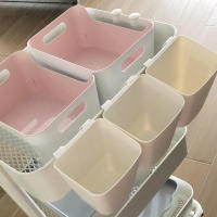 Cesta De Almacenamiento De Plástico Para El Hogar Colgante Para Cocina Y Baño Organizador De Cosas Pequeñas Caja Portátil - details 5
