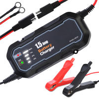 Cargador Automático De Batería Para Motocicleta 12V 1500mA Resistente Al Agua Mantenedor De Batería Para Coche Y Motocicleta Cargador De Trickle - details 12