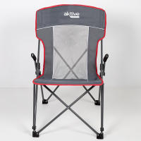 Silla plegable de camping plegable Antivuelco Aktive con reposabrazos, medidas 59x68x97cm, estable y portátil - details 1