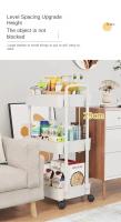 Organizador Multifuncional De Cocina Con Ruedas Trolley De Almacenamiento Para Comedor Y Dormitorio Estante Para Alimentos - details 8