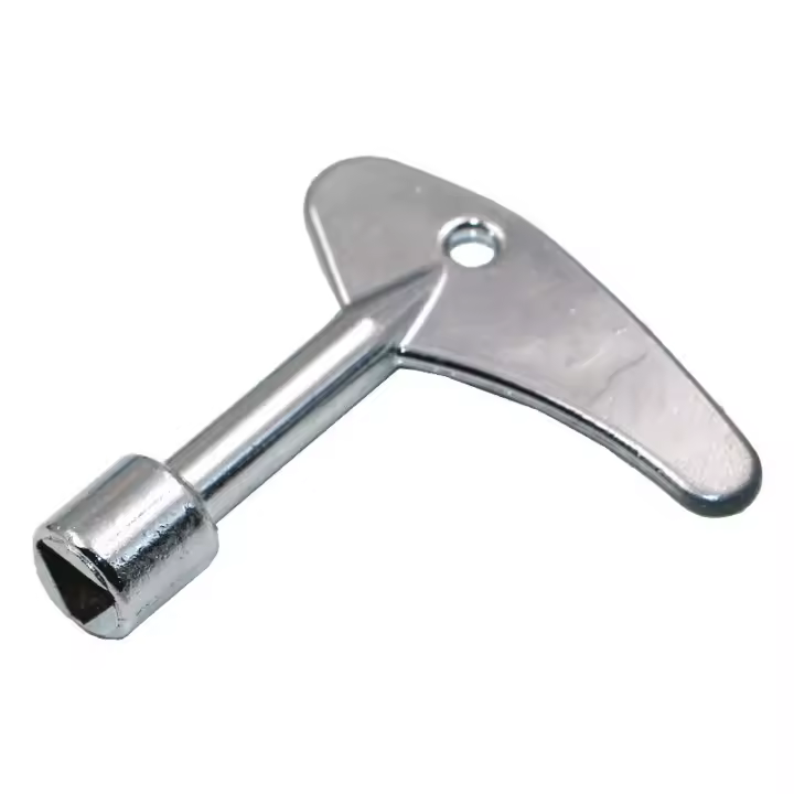 Llave triangular para servicios públicos, llave de gas, llavero con cerradura eléctrica para ascensor, girasol - 1