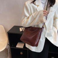 Bolso De Hombro Para Mujer Gran Capacidad Estilo Casual Para Trabajo Y Escuela Color Sólido Cierre De Cremallera Material PU - details 9