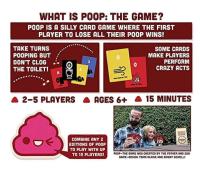 Poop Game: Un Diverido juego de Cartas para toda la Familia, de 2 A 5 jugadores, ideal para salidos Nocturnos y Fiestas infantiles (en inglés). - details 2