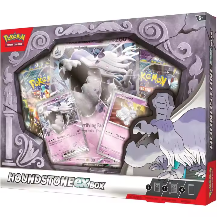 Caja Houndstone EX  - Inglés - Cartas Pokemon Originales Tcg - 1