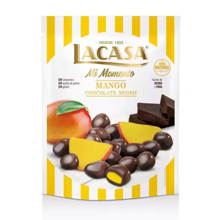 Lacasa Mi Momento Mango con Chocolate Negro 115 G - 1