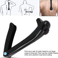 Cepillo De Afeitar Para Hombres De Alta Calidad Con Mango Largo Para Peluquería Del Cuerpo Eliminación De Vello En La Espalda Y Piernas Razor De Seguridad - details 2