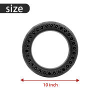 Pneumático De Goma Sólida 10 Pulgadas Para Scooter Eléctrico Ninebot Max G30 Neumático Honeycomb Inflable Resistente a Agujeros 10x2.50 Pieza - details 11