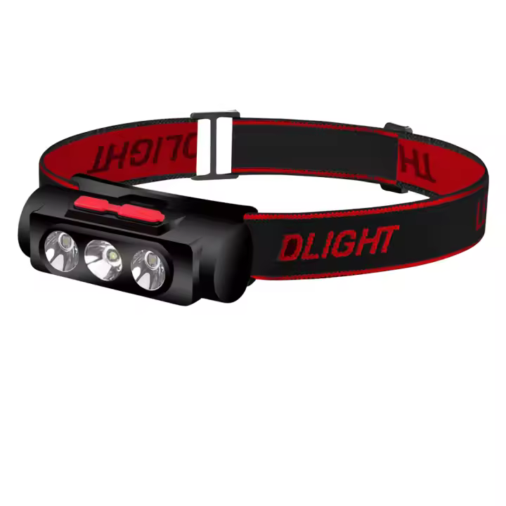 Linterna Frontal Portátil MINI Tipo C USB LED Blanco Para Caza Y Pesca 6 Modos Torcha Lámpara De Mano Impermeable Con Batería De Litio 18650 (no Incluida) - 1
