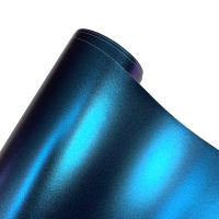 Película De Cambio De Color Para Coche Chameleon Vinilo Enrollado Púrpura a Azul Adhesivo Elástico Con Suelo De Aire Para Automóviles Y Accesorios De Motocicleta - details 7