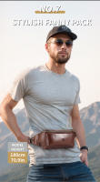 BULLCAPTAIN Bolsa De Cintura Para Hombres Cuero Genuino Estilo Vintage Bolsa Transversal Deportiva Exterior Moda Bolsa De Hombro Y Pecho - details 7