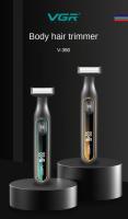 VGR Shaver Profesional Máquina De Afeitar Electrónica Impermeable Para Barba Con LED Trimmer De Cabello Portátil Para Hombres V-360 Doble Cuchilla Con Dispositivo De Afeitar - details 0
