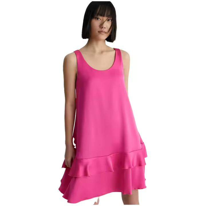 Vestido Liu Jo Abito C/Balze para mujer en color rosa - 1