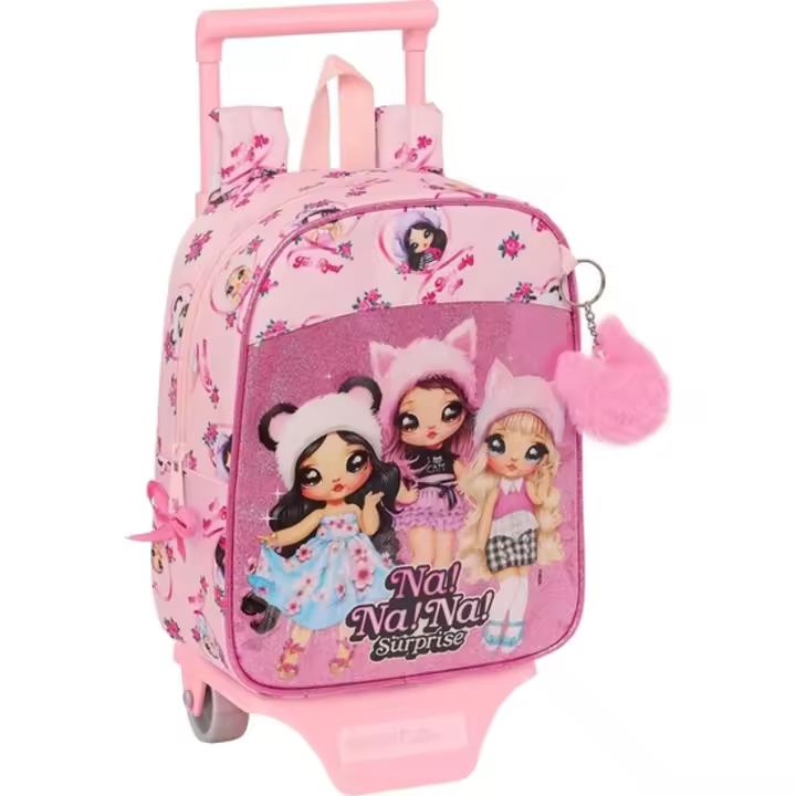 SAFTA | MOCHILA CON CARRO 805 NANANA "FABULOUS" - Mochila Escolar Licencia Oficial - Diseño Ergonómico - Amplio Espacio de Almacenamiento - Bolsillos Multifuncionales - 1