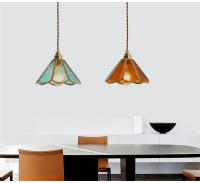 Lámpara Colgante De Isla De Cocina Colorida De Vidrio ChandelierSuspensión Para Sala De Estar Comedor Hotel Tienda Moderno Estilo - details 6