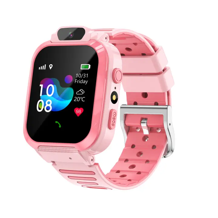 Reloj Inteligente para Niños con Rastreador GPS y Videollamada SMS Reloj Teléfono para Niños de 5 a 12 Años, 12/24 Horas Llamada SOS Chat de Voz Despertador Cámara Podómetro Modo Deportivo Rastreador de Reloj GPS - 1