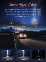 Cámara De Coche Con WiFi 3 Camaras 1080P 3-Canal Visión Nocturna Trasera Interior Frontal Grabadora De Video DVR Para Automóvil - details 5