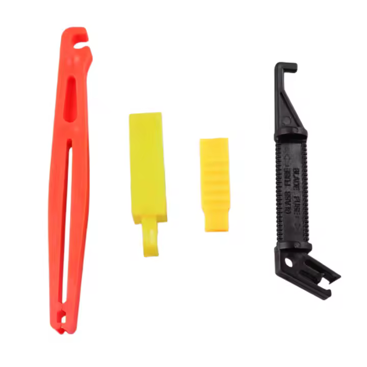 4Pcs Clip De Fusible Para Automóvil Extraedor De Fusible Herramienta De Desmontaje Para Soporte De Fusible Y Caja De Fusibles - 1