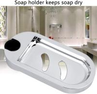 Jabonera para Ducha, 2 piezas, soporte para Esponja de la ducha, bandeja para la ducha ajustable para Barra de Ducha, diámetro del orificio de 25 mm - details 2