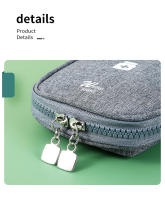 Kit De Primeros Auxilios Para Viajes Con Gran Capacidad De Almacenamiento De Medicamentos Caja Médica Portátil Para Emergencias Al Aire Libre Y Survival - details 12