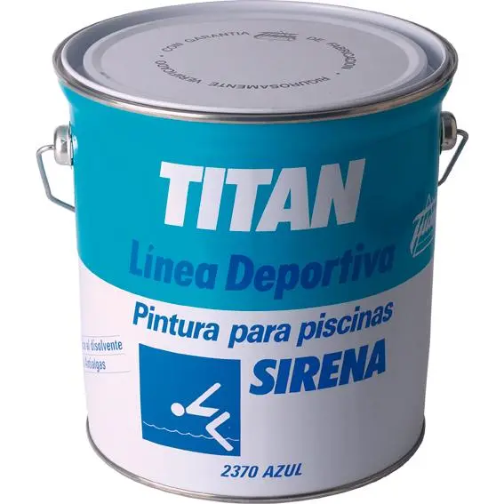 Titan Pintura Piscina Sirena Al Disolvente 04L - 1