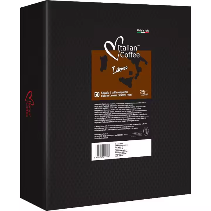 Italian Coffee For Espresso Lovers Cápsulas Lavazza Espresso Point Compatibles Intenso 100% Robusta - Pack 2x50 - Café Fap 39 - 1