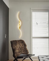 Lámparas De Pared LED Para Interior En Negro Oro Blanco Iluminación Para Dormitorio Pasillo Aisle Balcón Luz De Pared Moderna - details 15