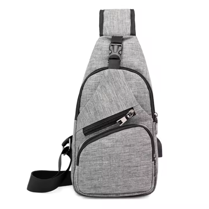 Sling Bag,Bolsa de Pecho,Puerto Crossbody para Hombres Mujeres Senderismo Pequeño Cycling Mochila de Viaje para Camppar - 1
