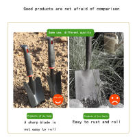 Juego De Jardinería De Cuatro Piezas Con Mango De Goma Negra Y Cincuenta Dientes Herramienta Dual Propósito Shovel Para Flores Y Riego - details 1