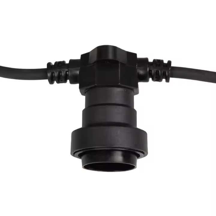 Barcelona LED Guirnalda Exterior conectable en serie IP44 6,5m con 10 casquillos E27 - 1