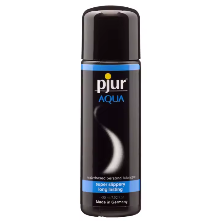 Pjur Aqua Lubricante Sexual A Base De Agua Para Sexo Anal Vaginal O Mastubarción Con Juguetes Sexuales Compatible Con Preservativos De Látex Fabricado En Alemania Disponible En Bote De 30 100 o 250 ML - 1