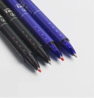 Juego De Bolígrafos Gel Retráctiles Con Recambios 0.5mm Punta Bola Tinta Negra Azul Borrable Con Eraser Integrado Suministros De Oficina Examens Stationery - details 2