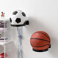 Estante De Deportes Para Pared Montado Almacenamiento De Baloncesto Y Fútbol Soporte Espacioso Para Bolas Decoración Para Sala De Estar - details 0