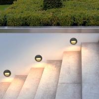 Lámpara De Pared LED 3W Impermeable Para Iluminación Nocturna Al Aire Libre En Exterior Ideal Para Escaleras Balcones Jardines Y Porches Con Caja Inferior Incluida Instalación Recessed - details 9