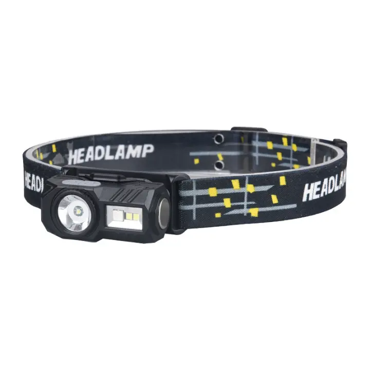 Nuevo faro con sensor, carga USB, luz nocturna para pesca y carrera, gorra con clip, para la cabeza, faro LED de cuatro fuentes de luz de doble propósito - 1
