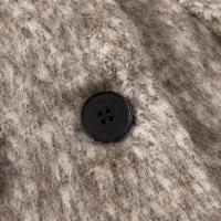 Abrigo Elegante De Lana Para Mujer Con Cuello De Palmetto Largo Manga Full Botones Otoño/Invierno Suéter De Oficina Suelto - details 6