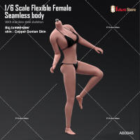 Figura De Acción Flexible AB001 1/6 Para Mujer Con Cuerpo Sin Aros Detachable Y Detalles Fisiológicos Pezuñas Y Esqueleto De Acero 12'' Con Gran Seno - details 6