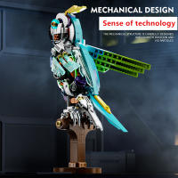 Bloques De Construcción MOC Semi Mecánicos Exóticos Papagayo Tropical Versátiles Para Creatividad Animal Ciudad Clásicos De Modelos De Bloques De Ladrillos Kits De Ideas Para Niños Y Adultos - details 4