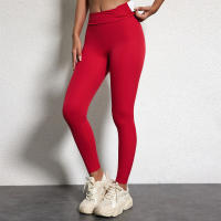 Pantalones De Yoga Para Mujer De Color Sólido Talla Grande Cintura Alta Suave Leggings De Fitness Compresión Entrenamiento De Jogging - details 11